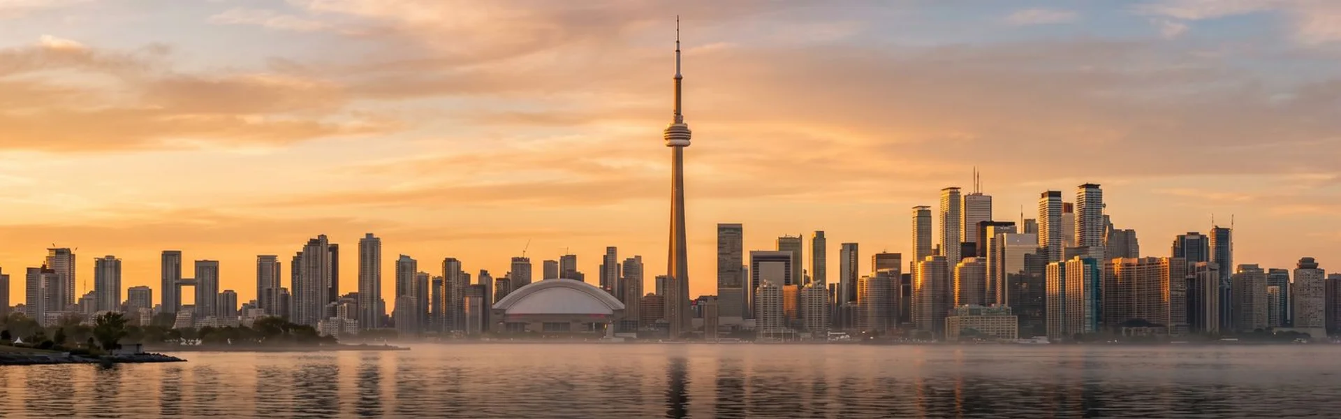 Toronto skyline and Greater Toronto Area