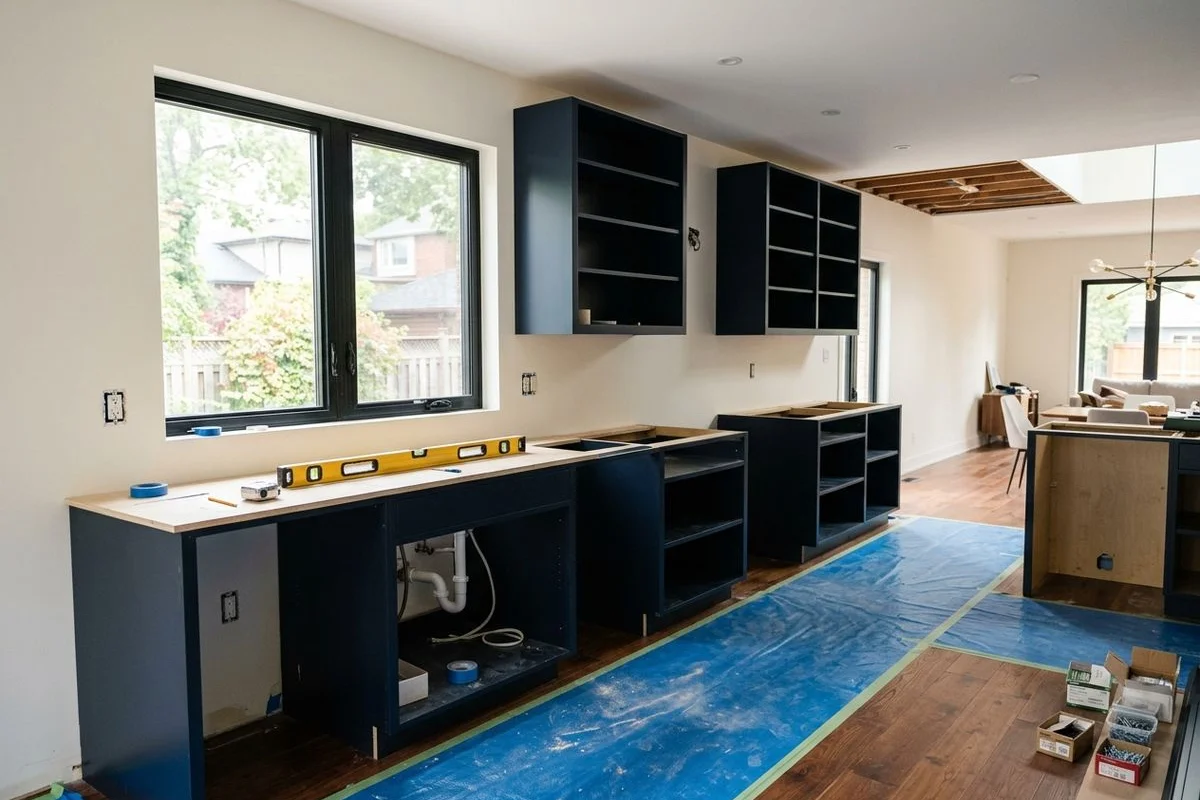 Kitchen renovation work in Etobicoke