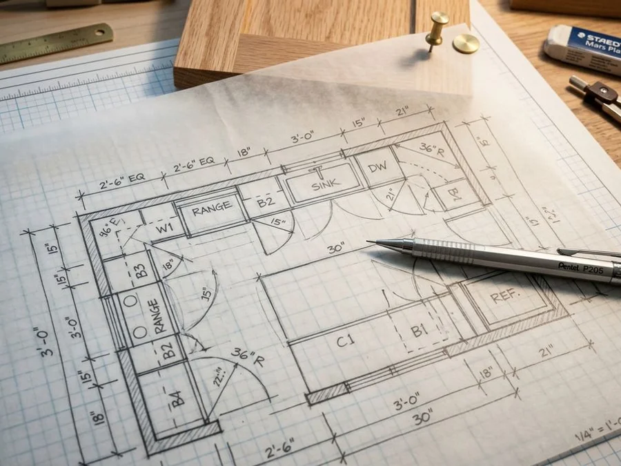 Kitchen Design & Space Planning project example 2