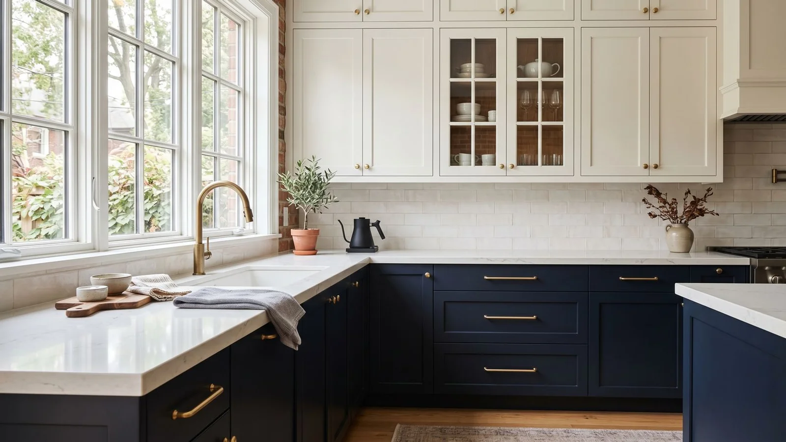 Pristine custom kitchen cabinets in a Toronto home